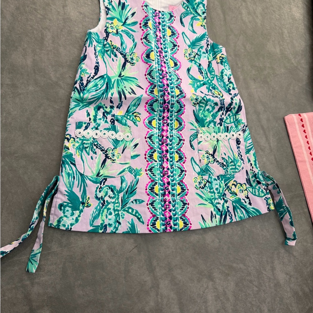 Lilly Pulitzer Pink and Green Floral Dress
